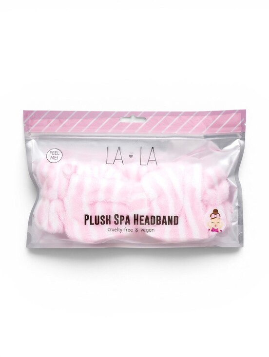 Other - LA•LA Plush Spa Headband - Light Pink